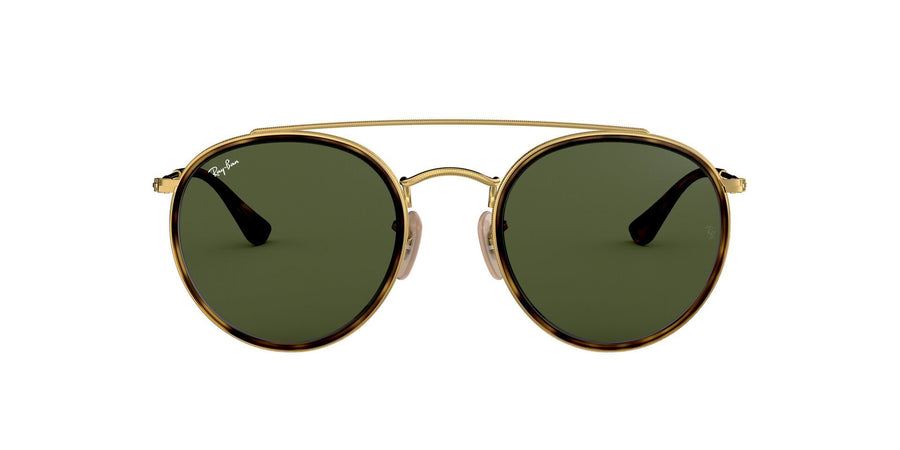 Round Double Bridge RB3647 – Gold / G-15 Green