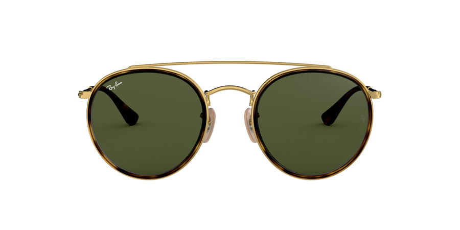 Round Double Bridge RB3647 – Gold / G-15 Green