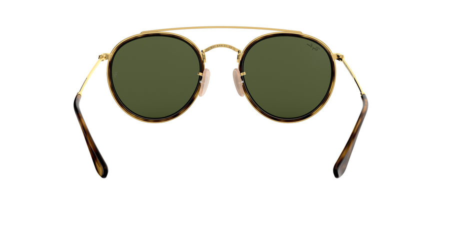 Round Double Bridge RB3647 – Gold / G-15 Green