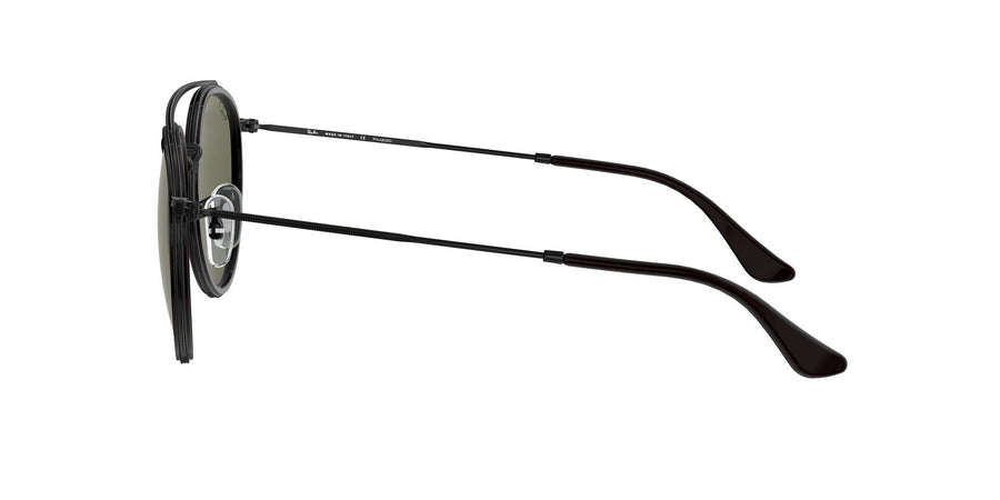 Round Double Bridge RB3647 – Black / G-15 Green