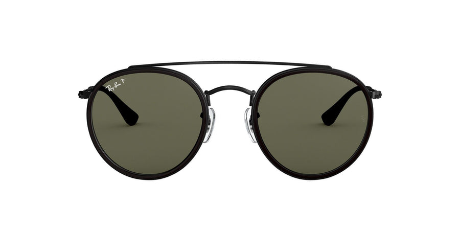 Round Double Bridge RB3647 – Black / G-15 Green