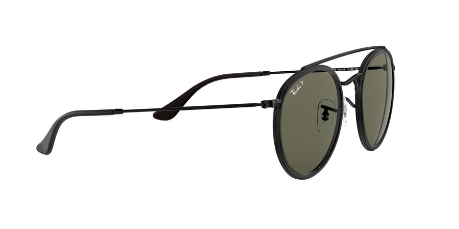 Round Double Bridge RB3647 – Black / G-15 Green