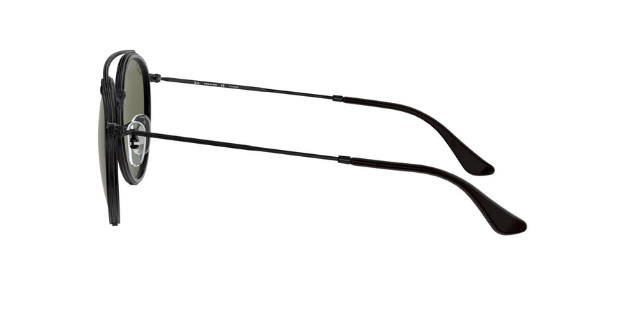 Round Double Bridge RB3647 – Black / G-15 Green