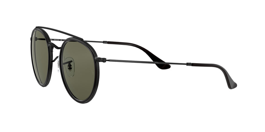 Round Double Bridge RB3647 – Black / G-15 Green
