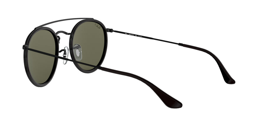 Round Double Bridge RB3647 – Black / G-15 Green