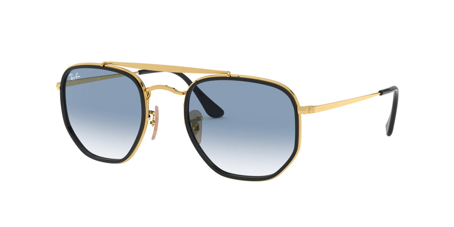 Marshal II RB3648 – Gold / Clear Gradient Blue