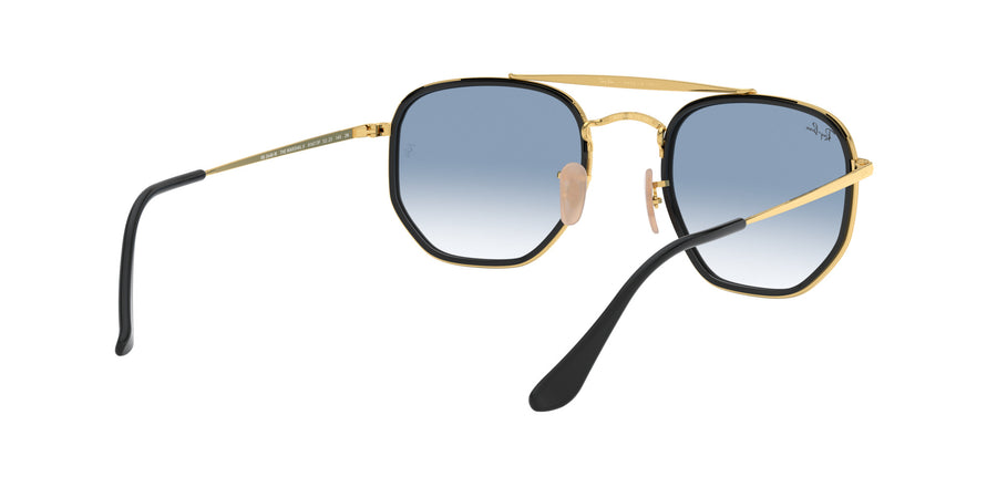 Marshal II RB3648 – Gold / Clear Gradient Blue