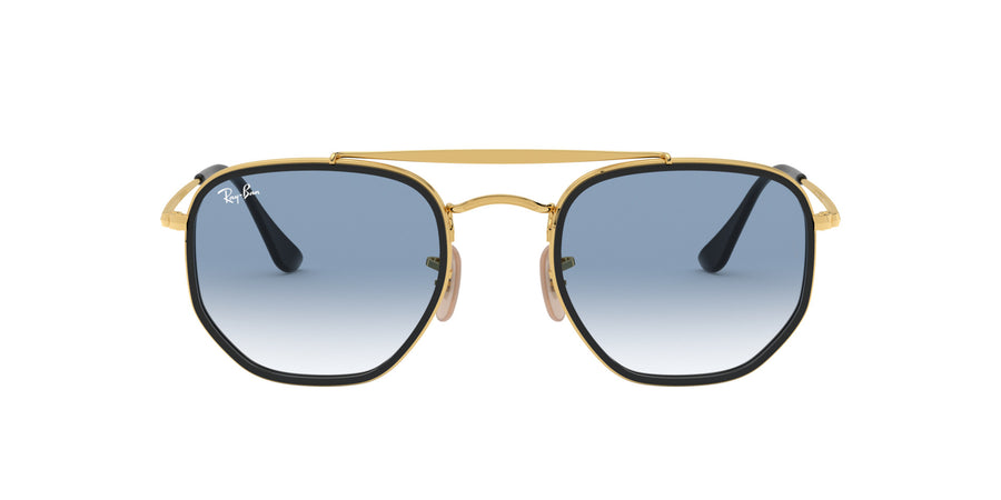 Marshal II RB3648 – Gold / Clear Gradient Blue