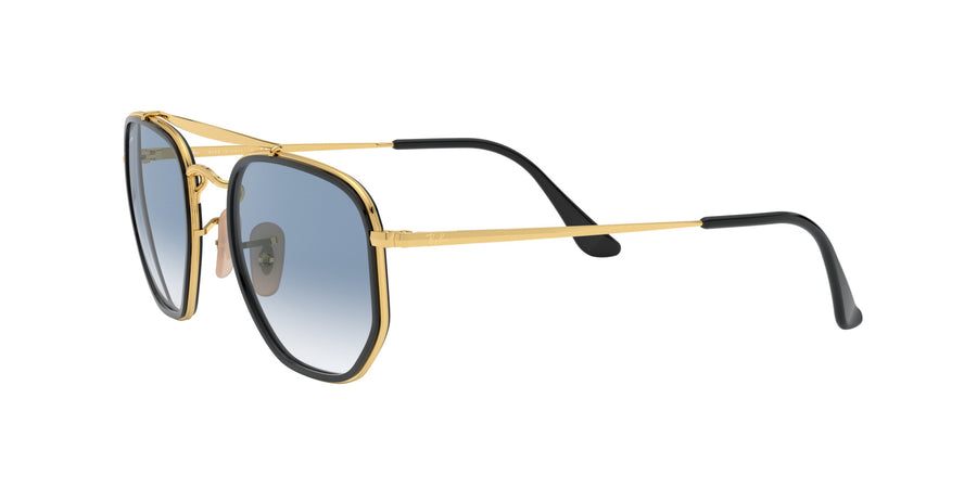 Marshal II RB3648 – Gold / Clear Gradient Blue
