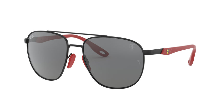 RB3659M Scuderia Ferrari Collection – Matte Black / Grey Mirror Silver