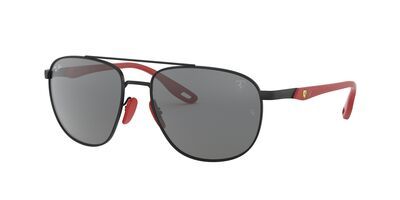 RB3659M Scuderia Ferrari Collection – Matte Black / Grey Mirror Silver