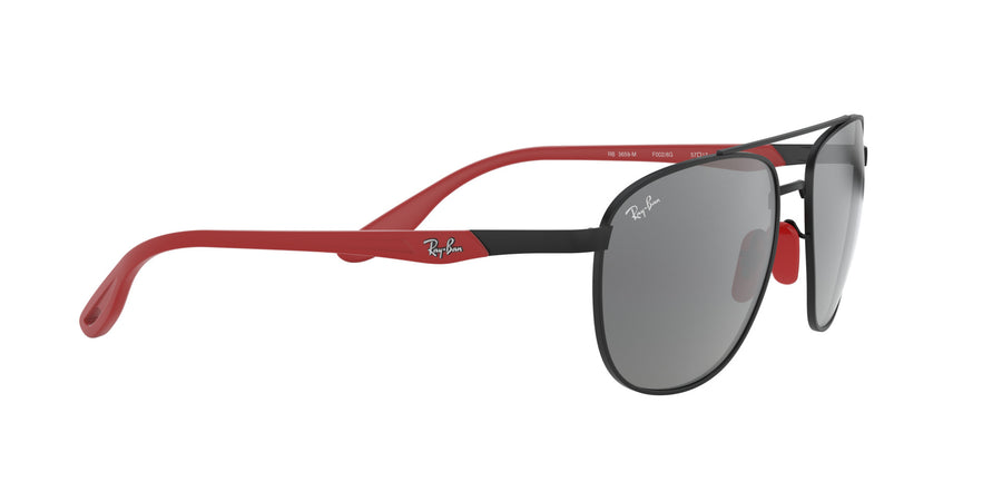 RB3659M Scuderia Ferrari Collection – Matte Black / Grey Mirror Silver