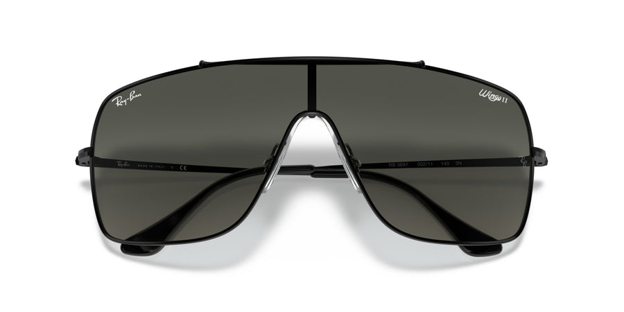 Wings II RB3697 – Black / Grey Gradient Dark Grey