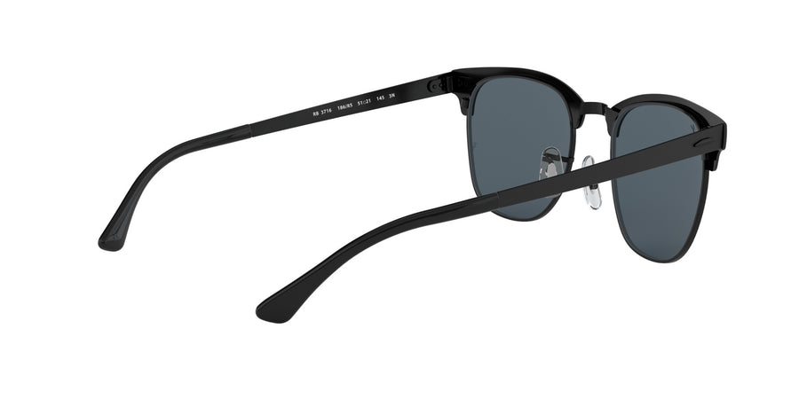 Clubmaster Metal RB3716 – Black / Blue