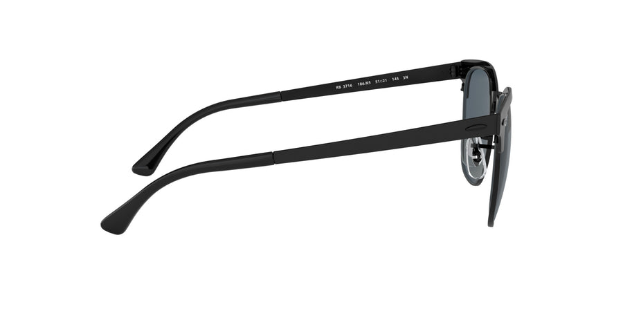 Clubmaster Metal RB3716 – Black / Blue