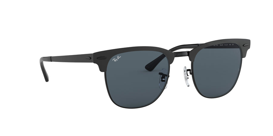 Clubmaster Metal RB3716 – Black / Blue
