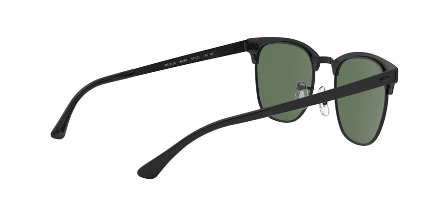 Clubmaster Metal RB3716 – Black / G-15 Green