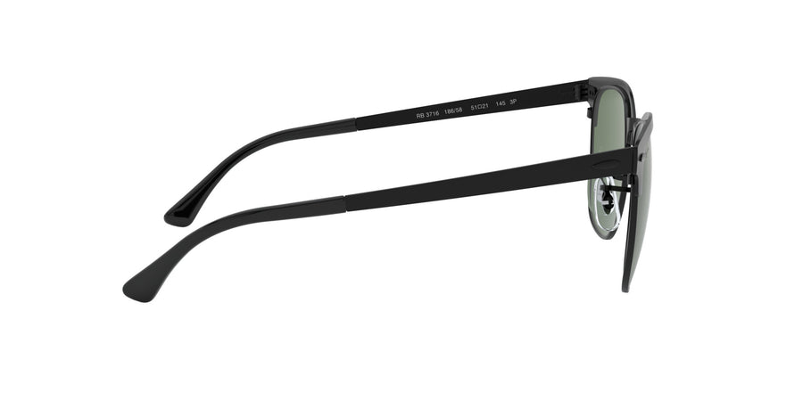 Clubmaster Metal RB3716 – Black / G-15 Green