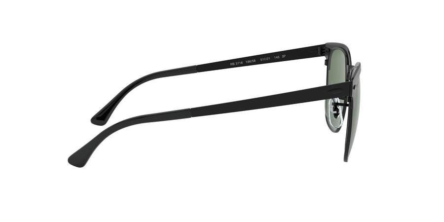 Clubmaster Metal RB3716 – Black / G-15 Green