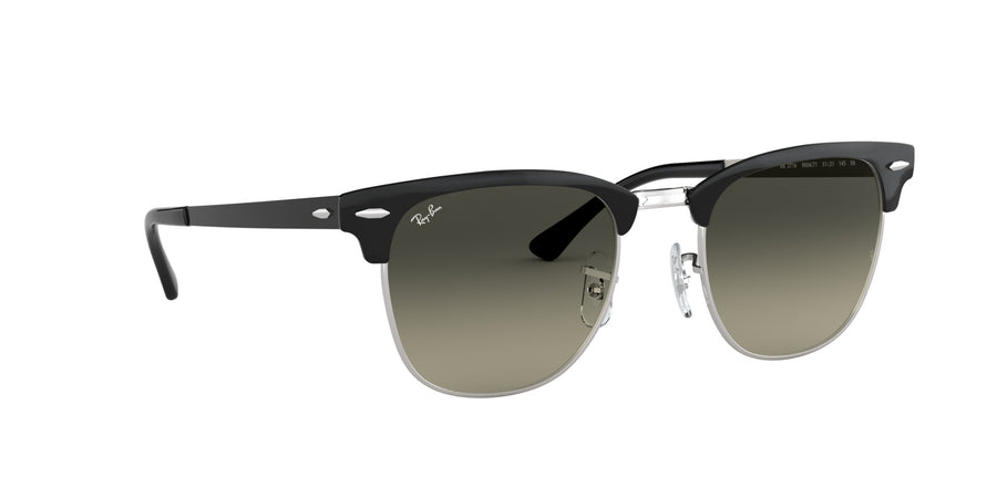 Clubmaster Metal RB3716 – Black / Light Grey Gradient Dark Grey