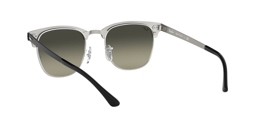 Clubmaster Metal RB3716 – Black / Light Grey Gradient Dark Grey