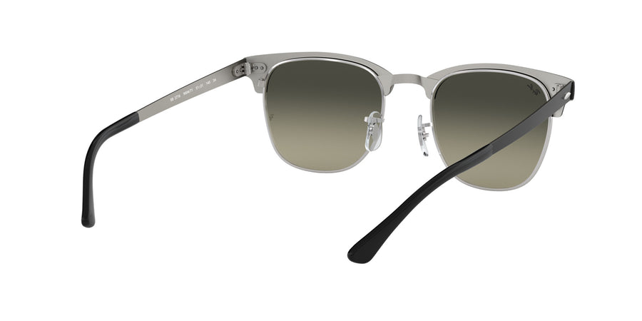Clubmaster Metal RB3716 – Black / Light Grey Gradient Dark Grey