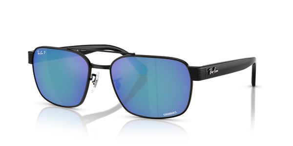 0Rb3751Ch – Black / Polar Grey Mirror Blue Contrast Enhancement + Ar