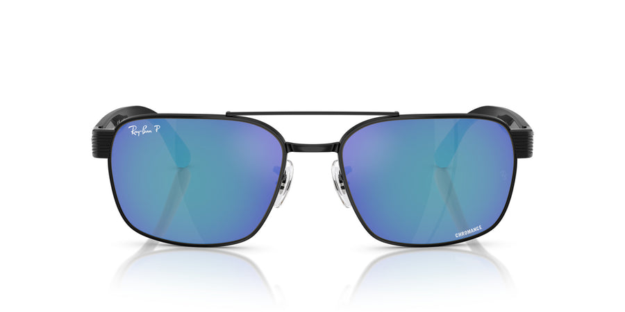 0Rb3751Ch – Black / Polar Grey Mirror Blue Contrast Enhancement + Ar
