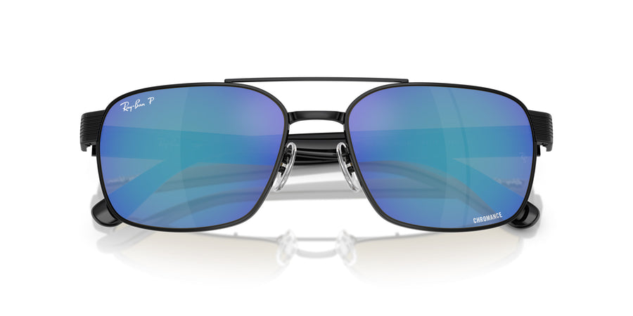 0Rb3751Ch – Black / Polar Grey Mirror Blue Contrast Enhancement + Ar
