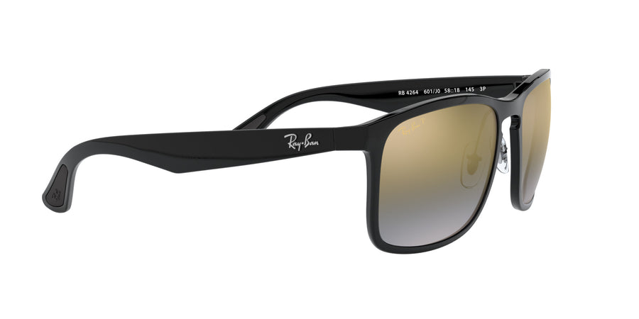 RB4264 – Black / Blue Mirror Gold Gradient Polar