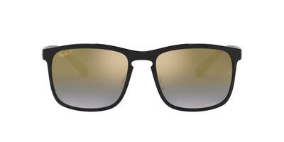 RB4264 – Black / Blue Mirror Gold Gradient Polar