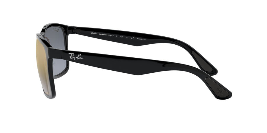 RB4264 – Black / Blue Mirror Gold Gradient Polar