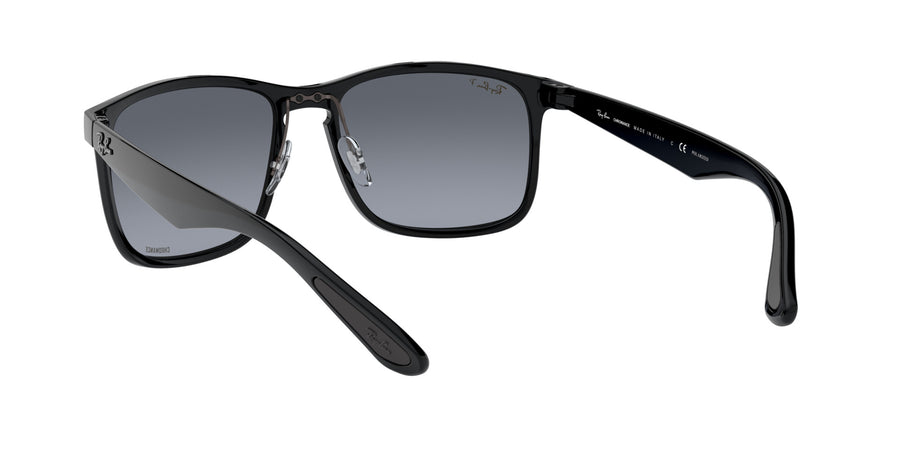 RB4264 – Black / Blue Mirror Gold Gradient Polar