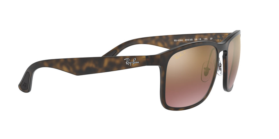 RB4264 Chromance – Havana / Purple Mirror Gold Gradient Polar