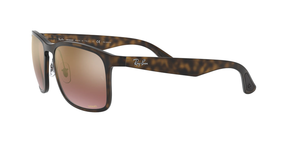 RB4264 Chromance – Havana / Purple Mirror Gold Gradient Polar