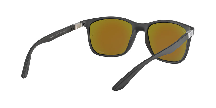 RB4330 Chromance – Black / Green Mirror Blue