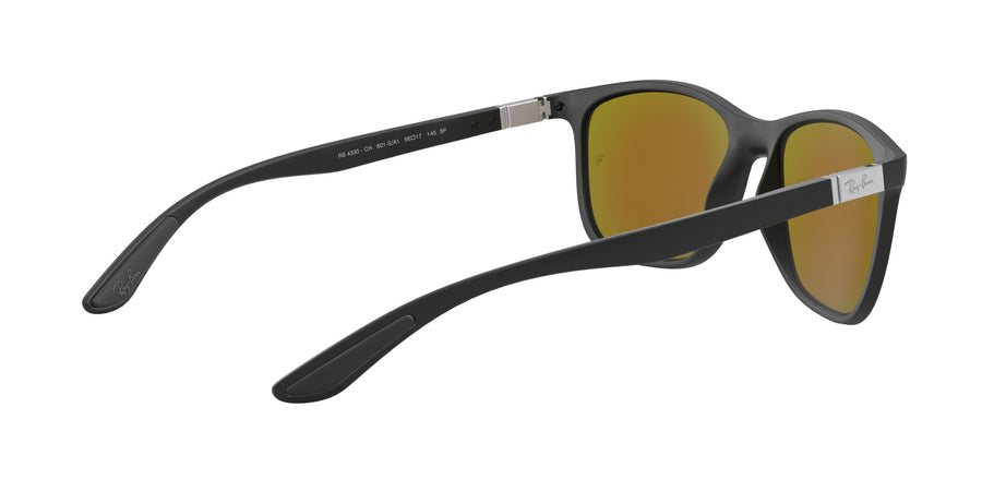 RB4330 Chromance – Black / Green Mirror Blue