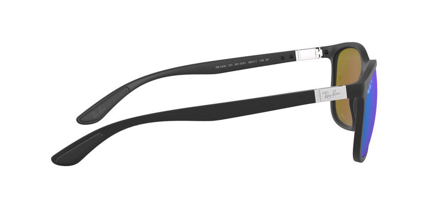 RB4330 Chromance – Black / Green Mirror Blue