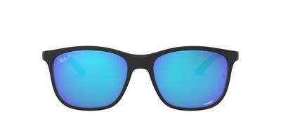 RB4330 Chromance – Black / Green Mirror Blue