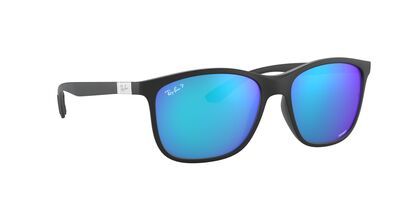 RB4330 Chromance – Black / Green Mirror Blue