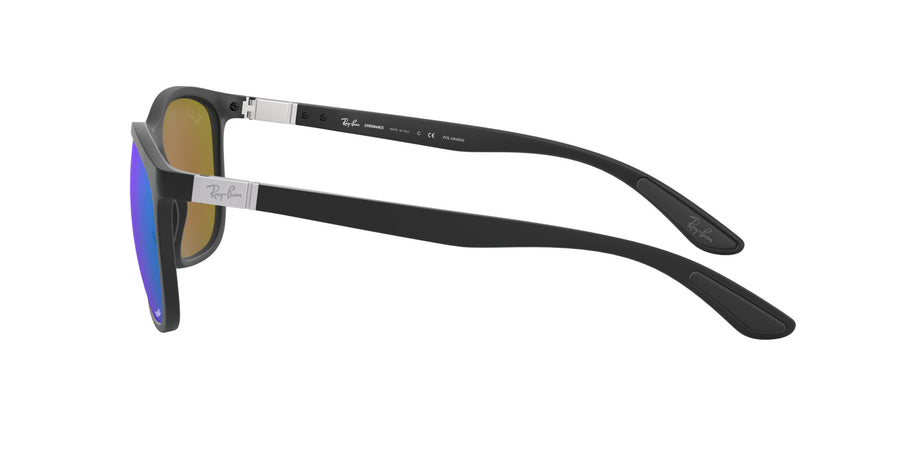 RB4330 Chromance – Black / Green Mirror Blue