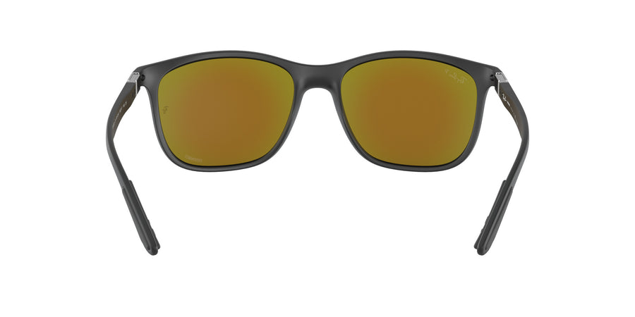 RB4330 Chromance – Black / Green Mirror Blue