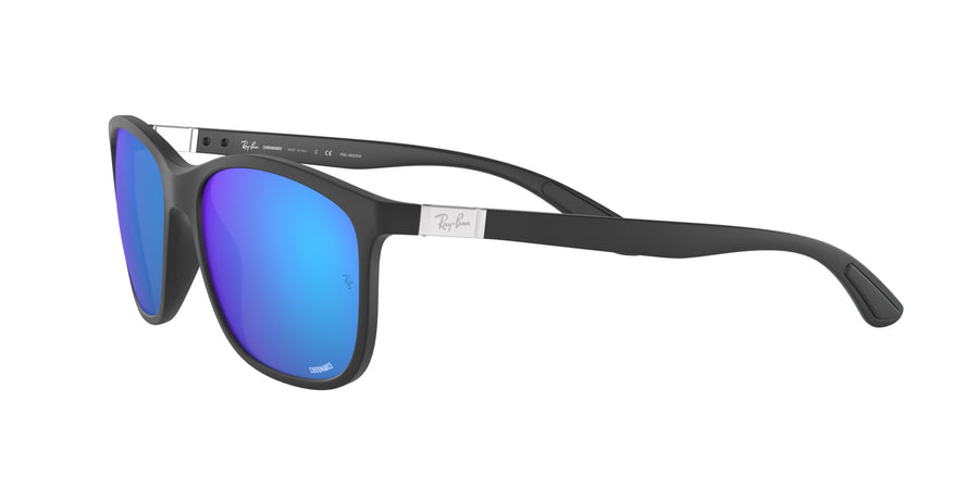 RB4330 Chromance – Black / Green Mirror Blue