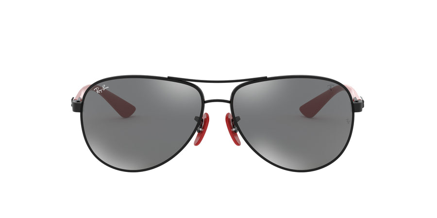 RB8313M Scuderia Ferrari Collection – Black / Grey Mirror Silver
