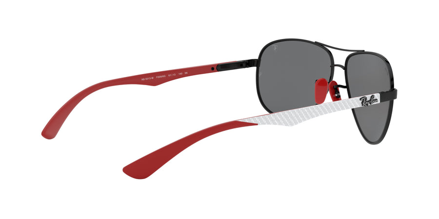 RB8313M Scuderia Ferrari Collection – Black / Grey Mirror Silver