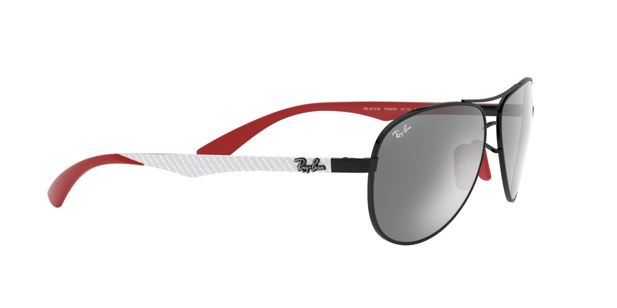 RB8313M Scuderia Ferrari Collection – Black / Grey Mirror Silver
