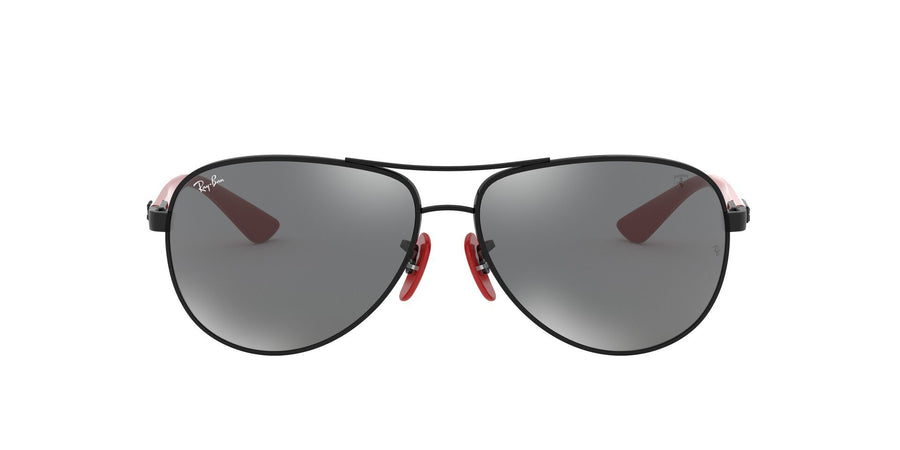 RB8313M Scuderia Ferrari Collection – Black / Grey Mirror Silver