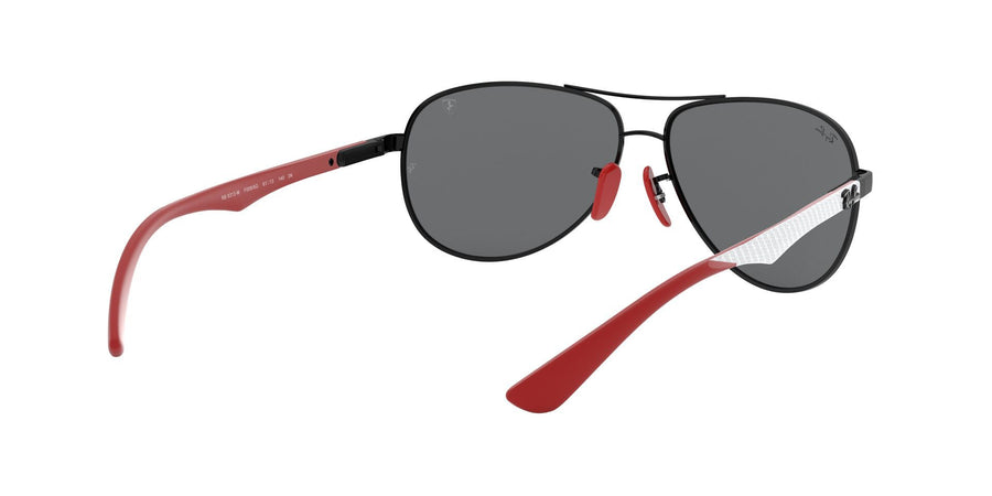 RB8313M Scuderia Ferrari Collection – Black / Grey Mirror Silver