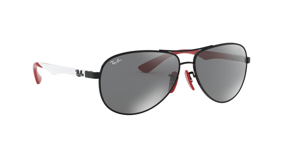 RB8313M Scuderia Ferrari Collection – Black / Grey Mirror Silver