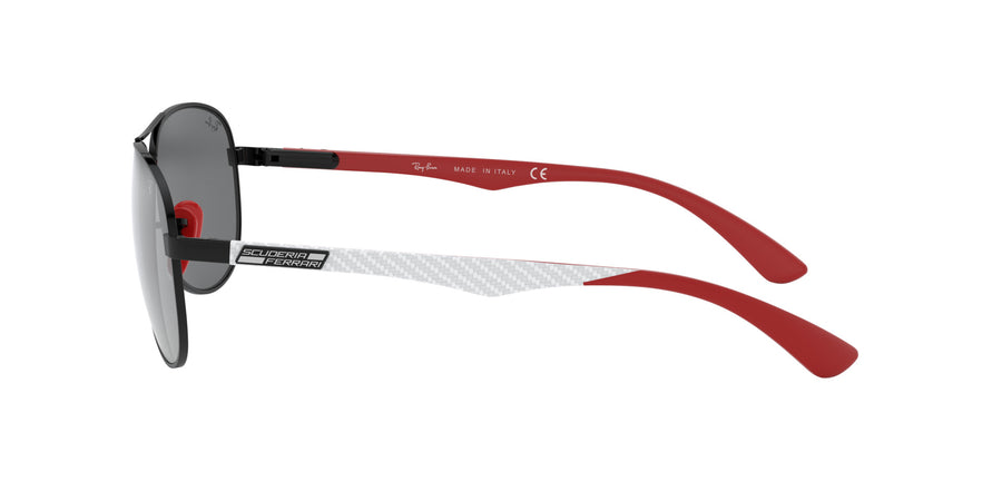 RB8313M Scuderia Ferrari Collection – Black / Grey Mirror Silver